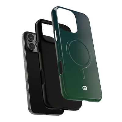 Green Tough 2.0 Magsafe Phone Case for iPhone - Midnight Pine Horizon