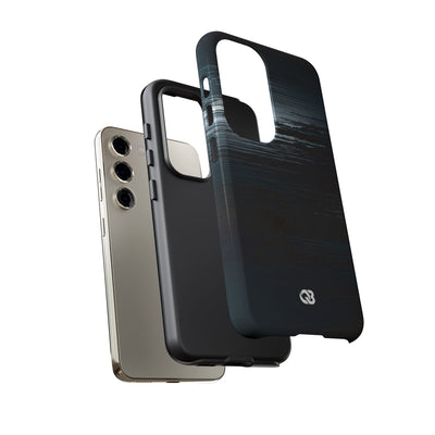 Black Tough Phone Case for Samsung - Frozen Signal Glitch