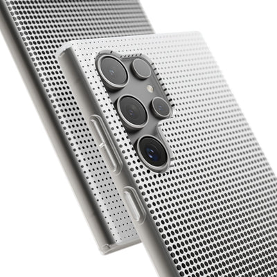 Black Lite Phone Case for Samsung - Obsidian Halftone Flux