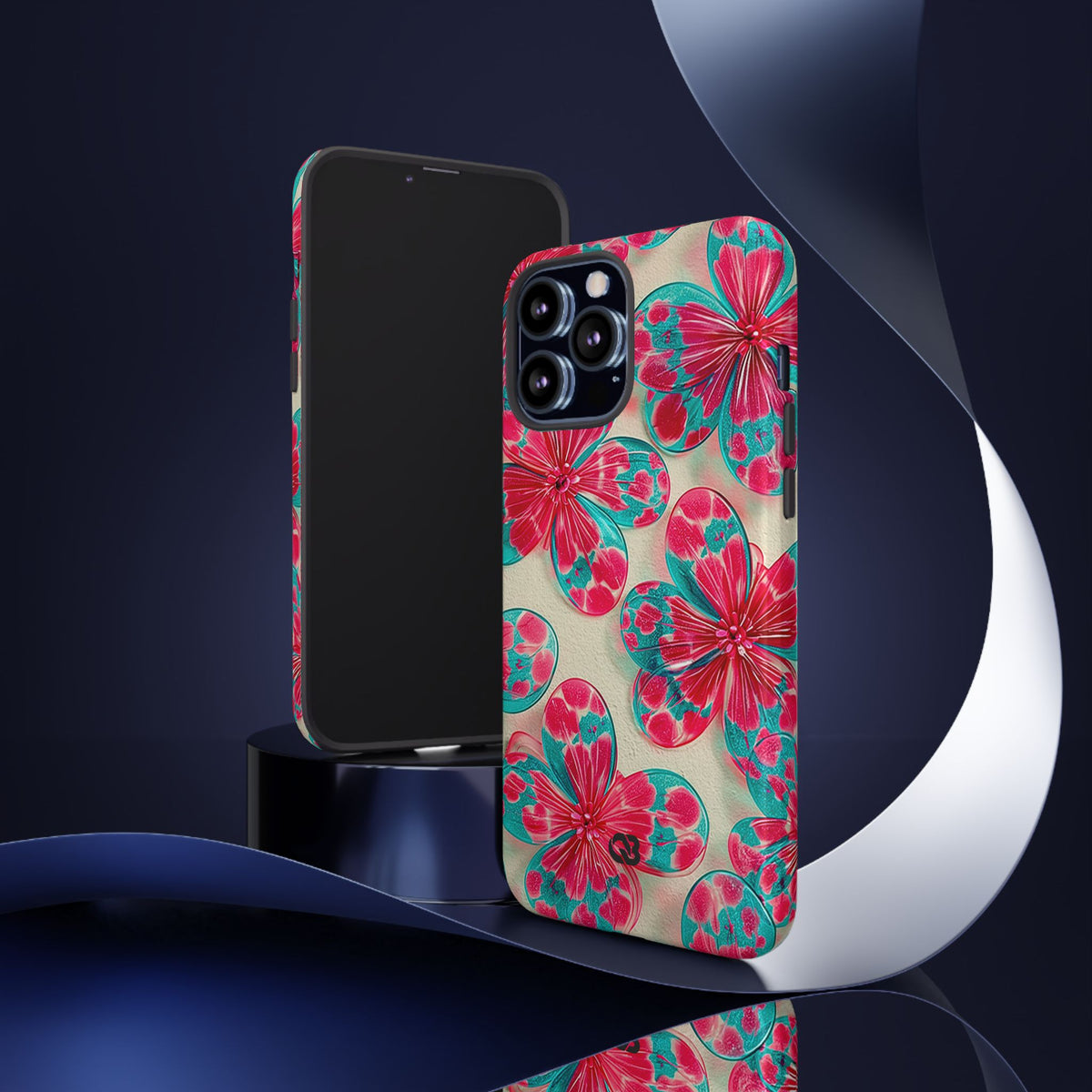 Lucite Jelly Bloom · Tough Phone Case for iPhone · Pink