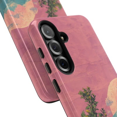 Lunare Pastellblüte · Tough Handyhülle für Samsung