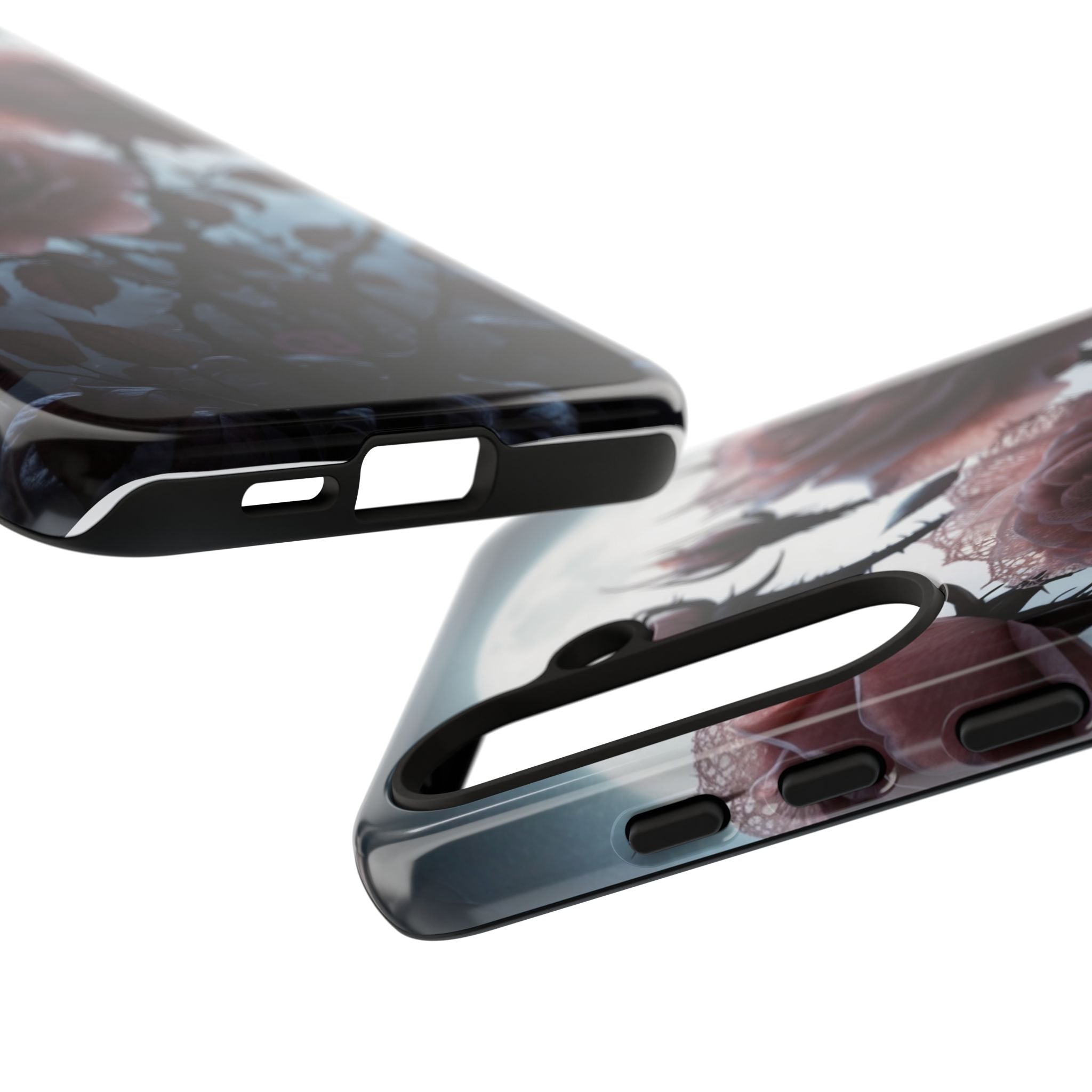 Lunar Lace Petals · Tough Coque de téléphone pour Samsung