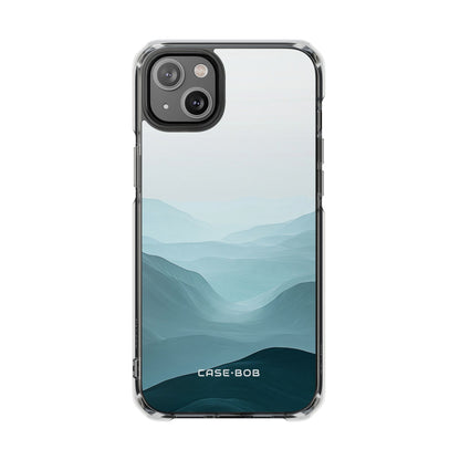 Teal Mist Mountains iPhone 14 Plus Case - Impact