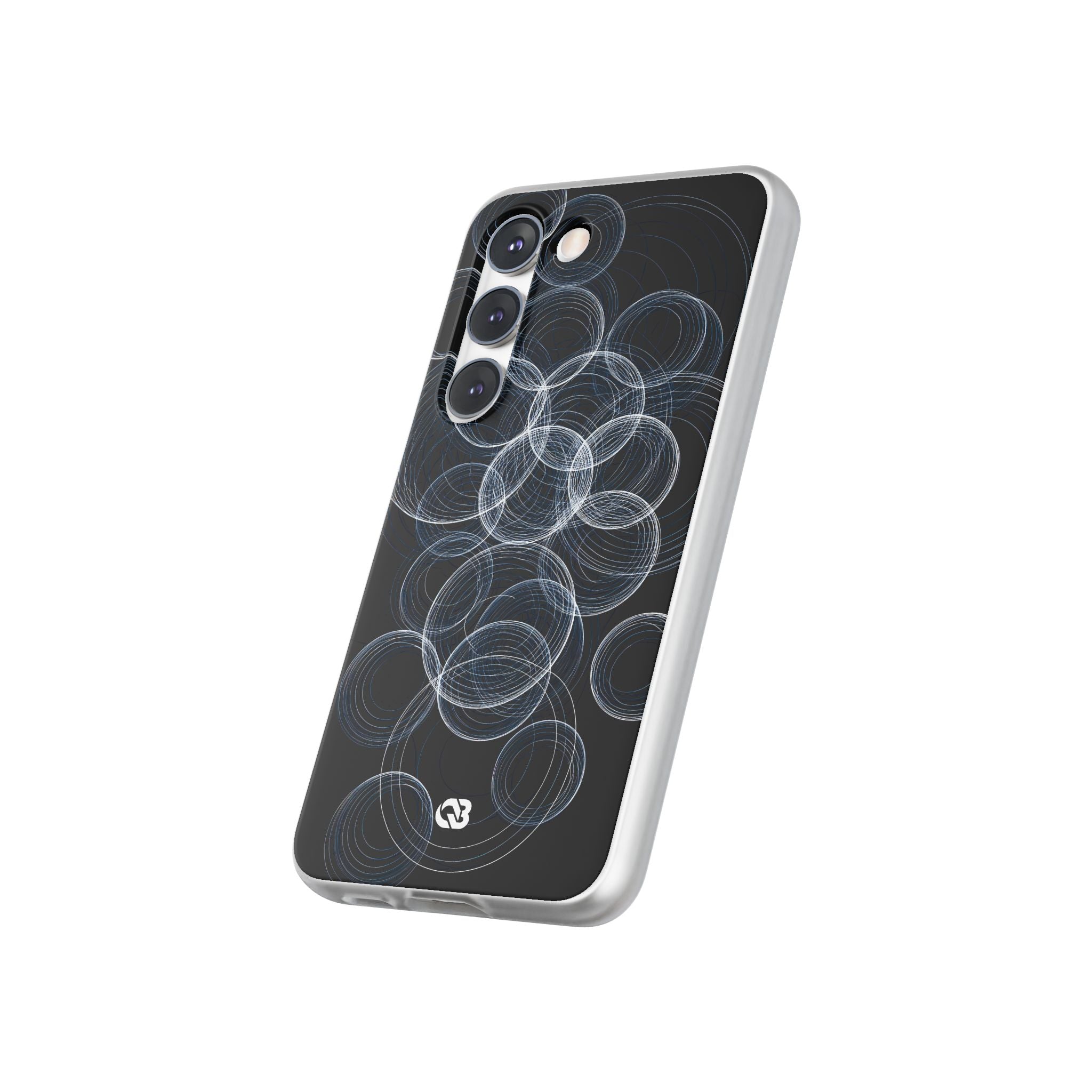 Black Lite Phone Case for Samsung - Frosted Ring Matrix