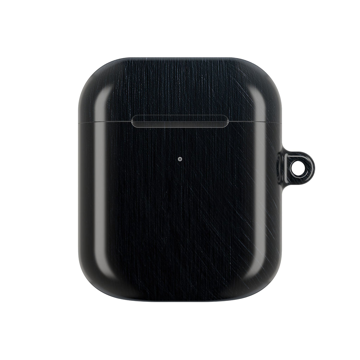 Brushed Obsidian Steel · Hard Case for AirPods & AirPods Pro · Black