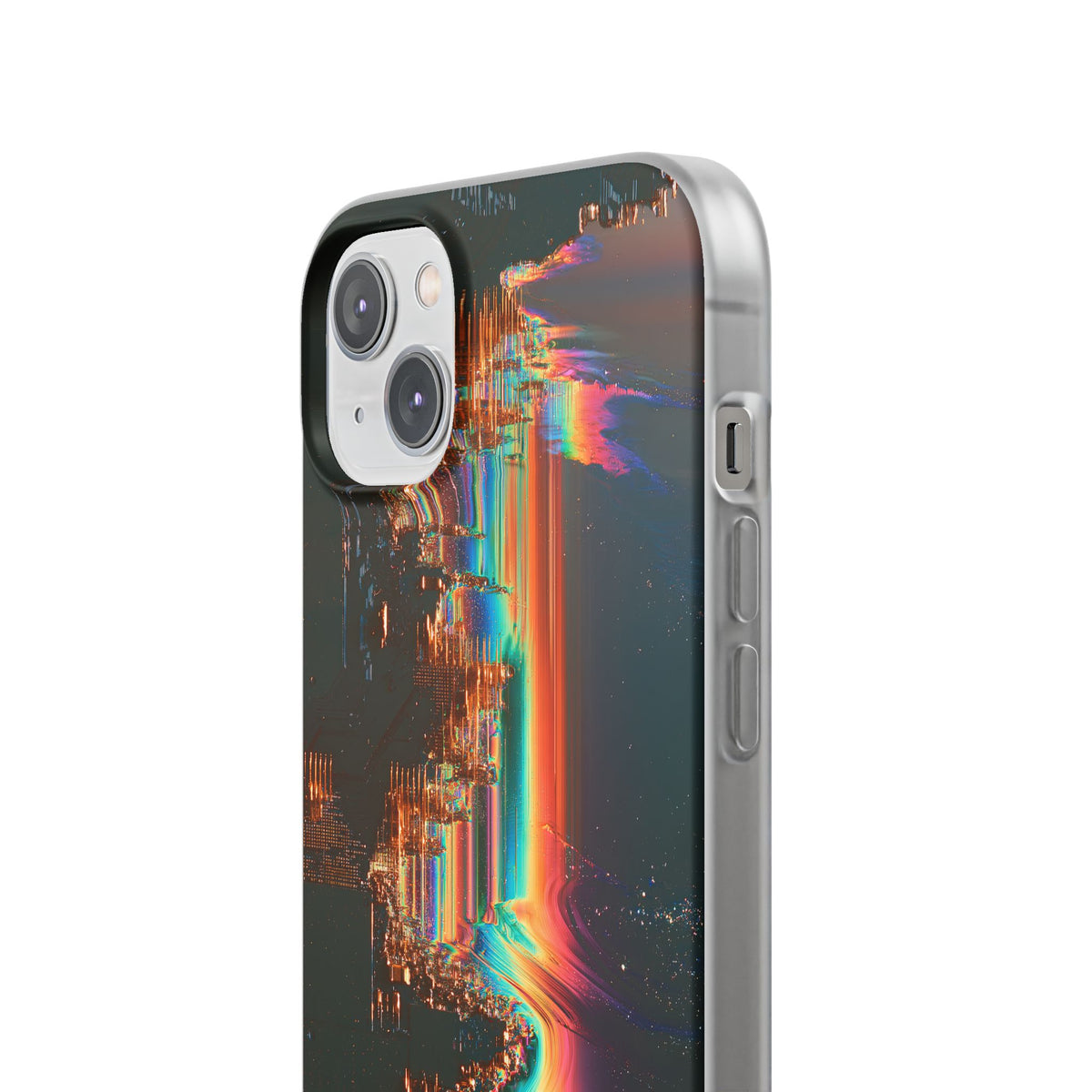 Prismatic Circuit · Lite Phone Case for iPhone ·  Black