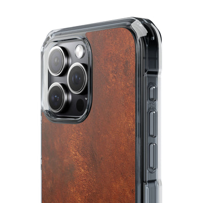 Orange Impact MagSafe Phone Case for iPhone - Oxidized Iron Crust