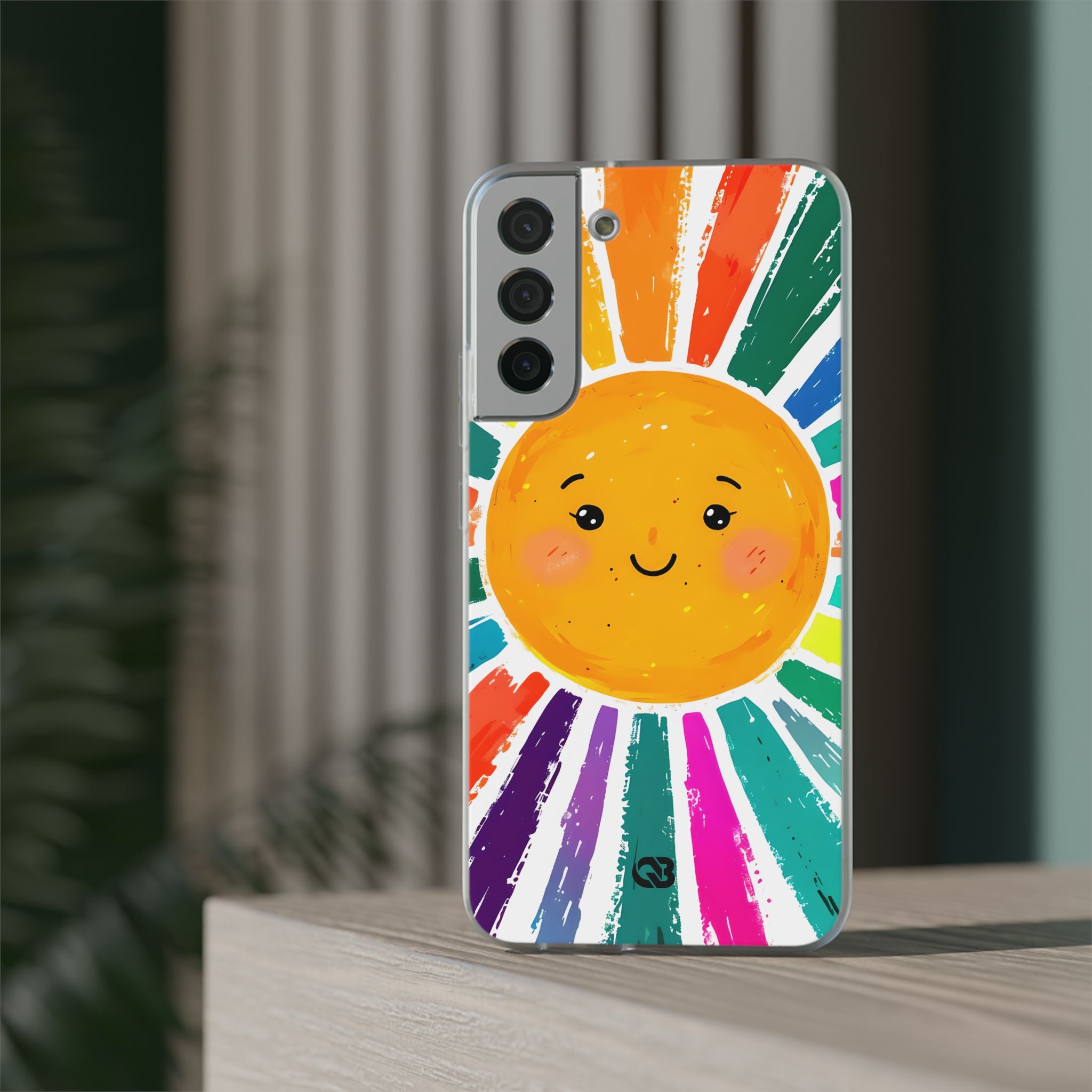 Vibrant Solar Smile · Soft Handyhülle für Samsung