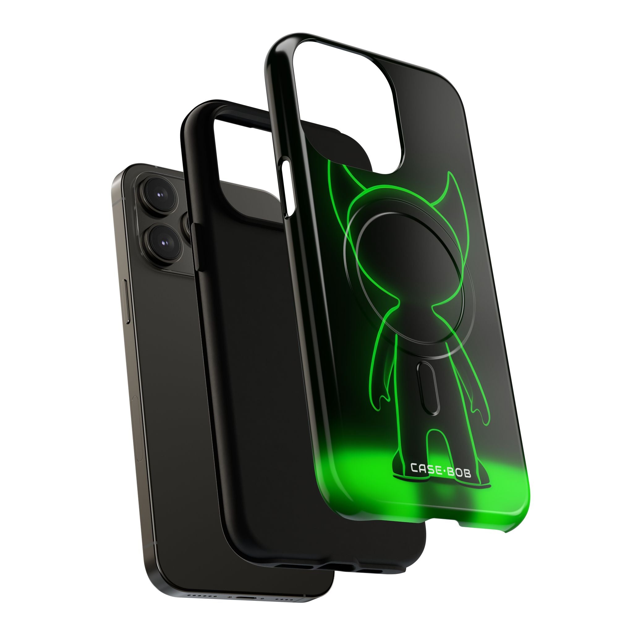 Neon Horned Glow iPhone 14 Pro Max Case - Tough+