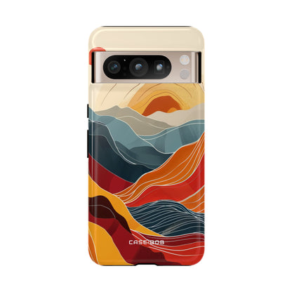 Sunlit Ridges Google Pixel 8 Pro Case - Tough