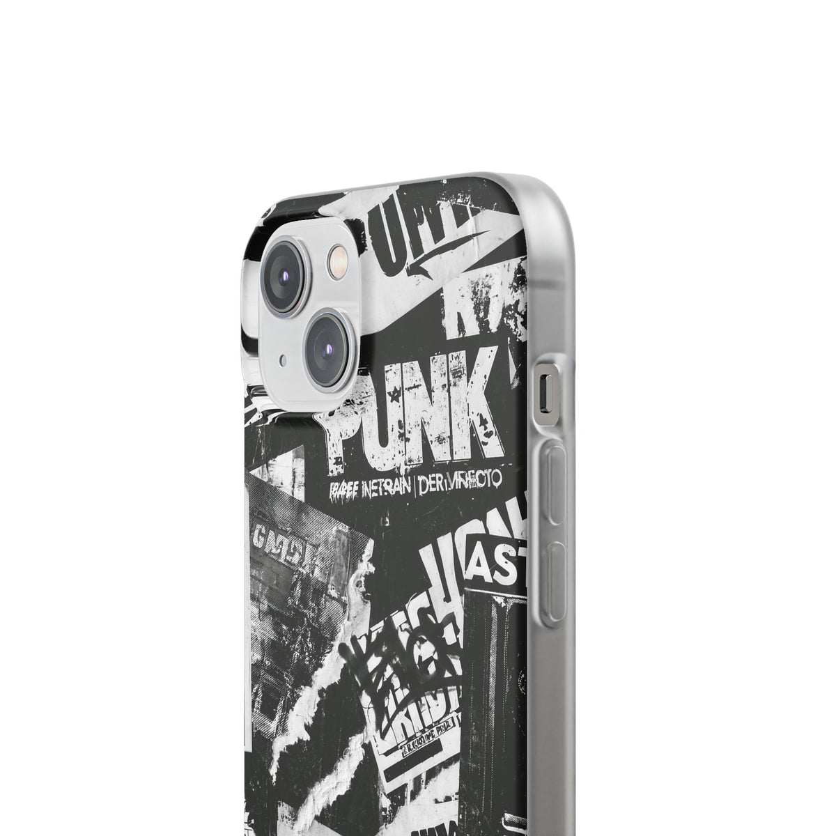 Underground Punk Collage · Lite Phone Case for iPhone ·  Black