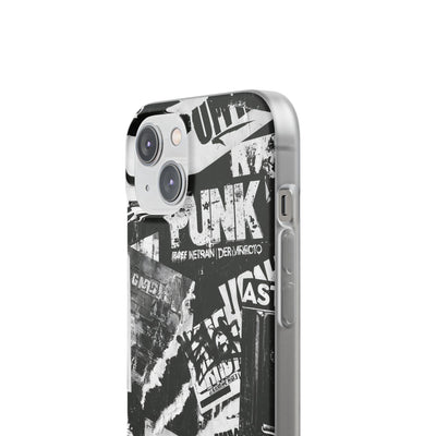 Underground Punk Collage · Lite Phone Case for iPhone ·  Black