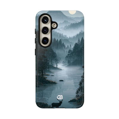 Silent Nordic Fjord · Tough Phone Case for Samsung · Blue
