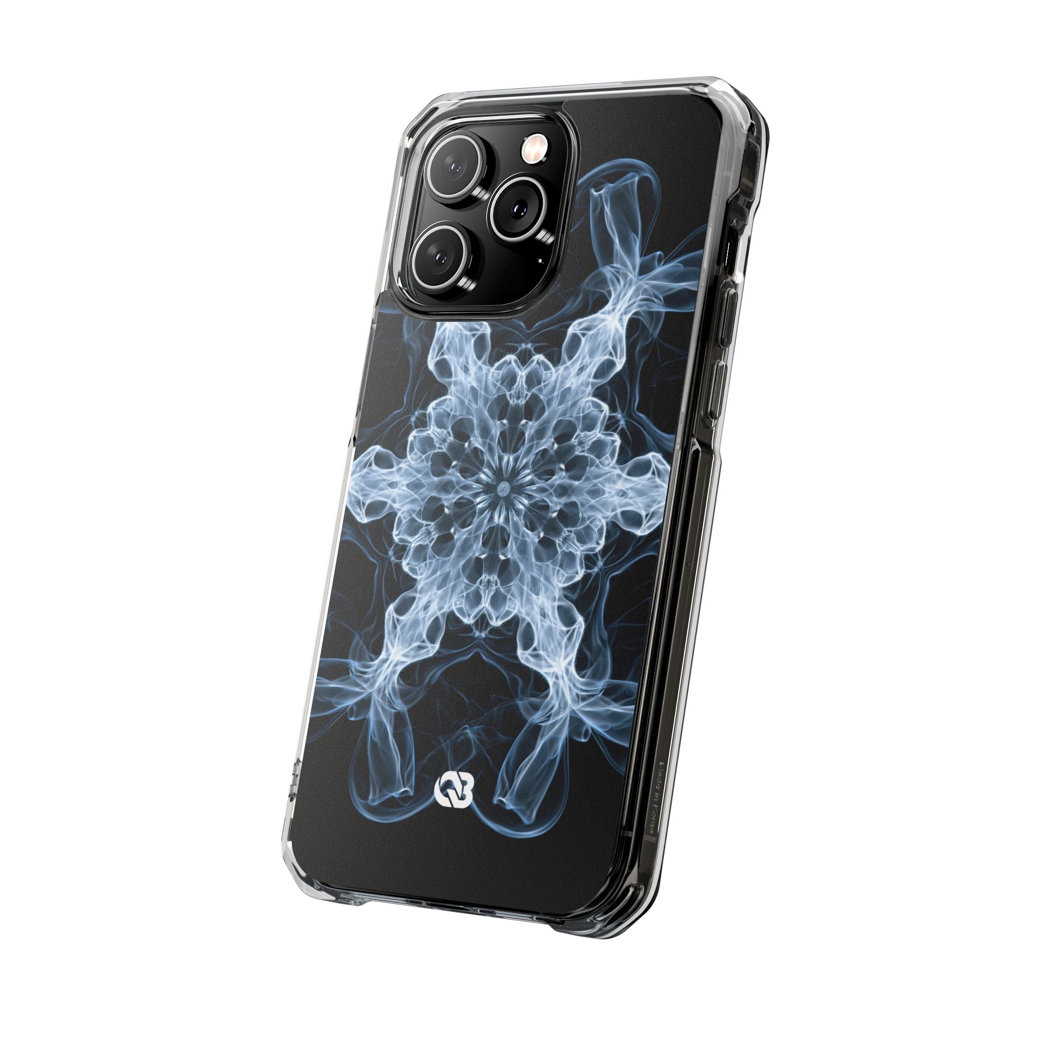 Blue Impact MagSafe Phone Case for iPhone - Glacial Smoke Crown