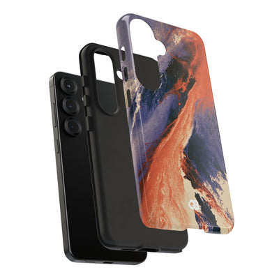 Solar Aura Drift · Tough Phone Case for Samsung · Orange
