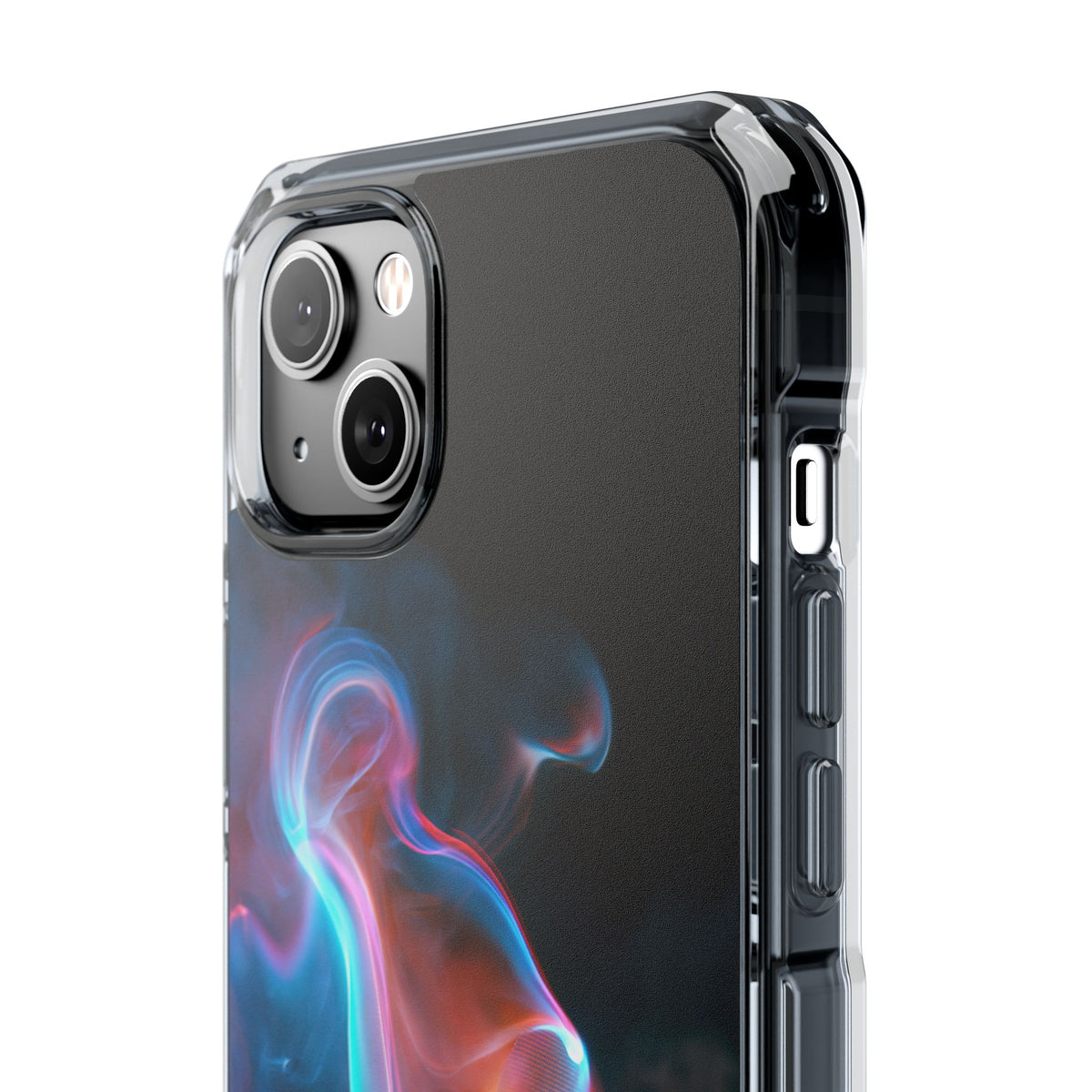 Neon Waveform · Clear Impact Magnetic Phone Case for iPhone · Black