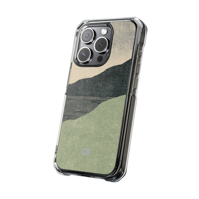 Green Impact MagSafe Phone Case for iPhone - Moss Ridge Grain