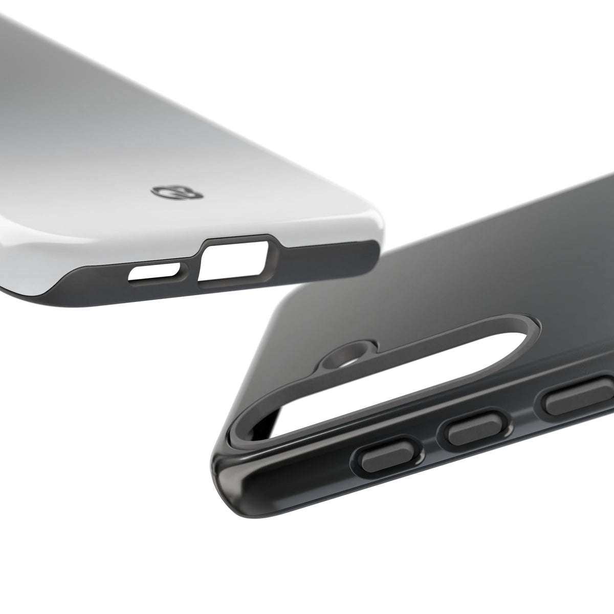 Noir Ombre Fade · Tough Phone Case for Samsung · Black