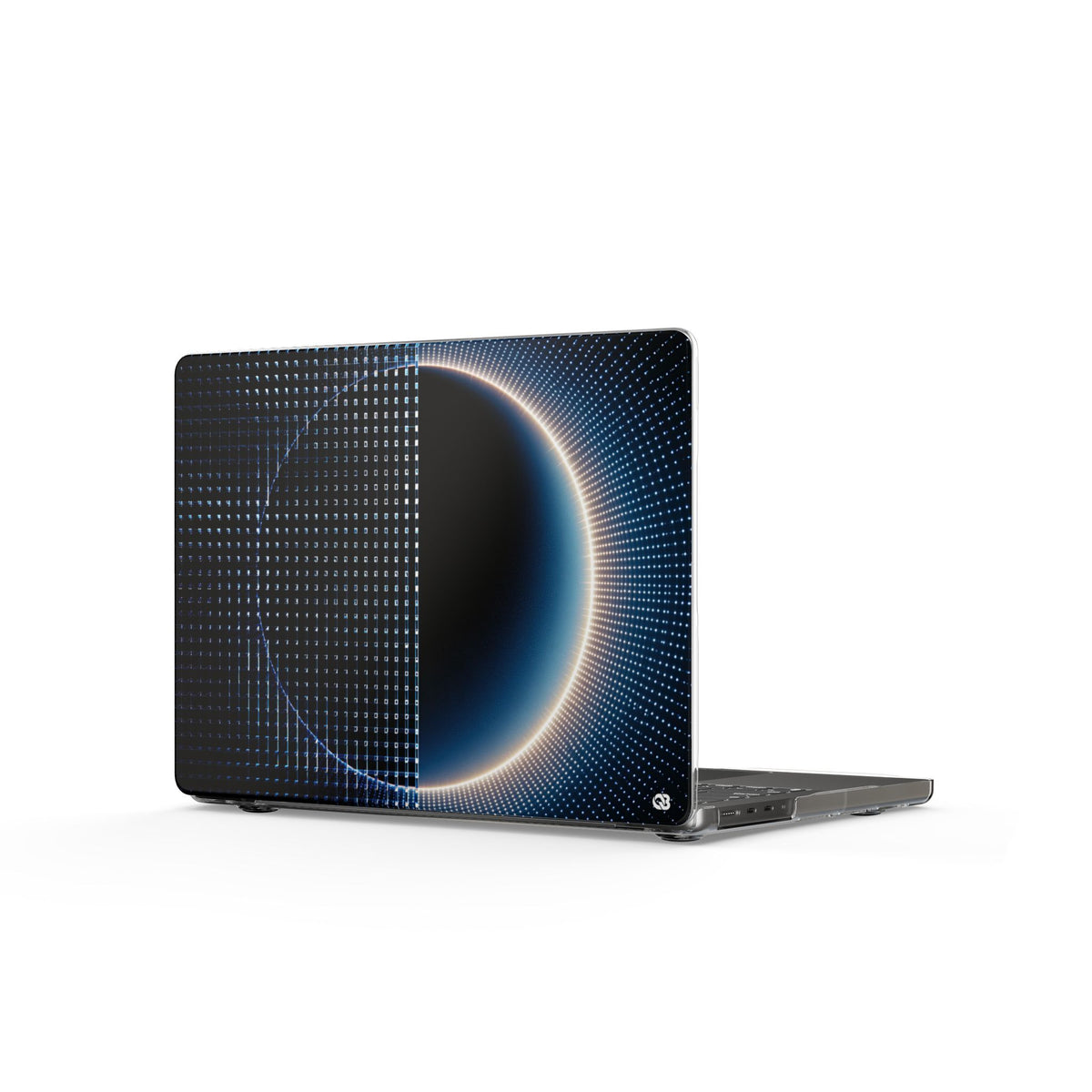 Luminous Meridian · Clear Hard Case for MacBook · Black