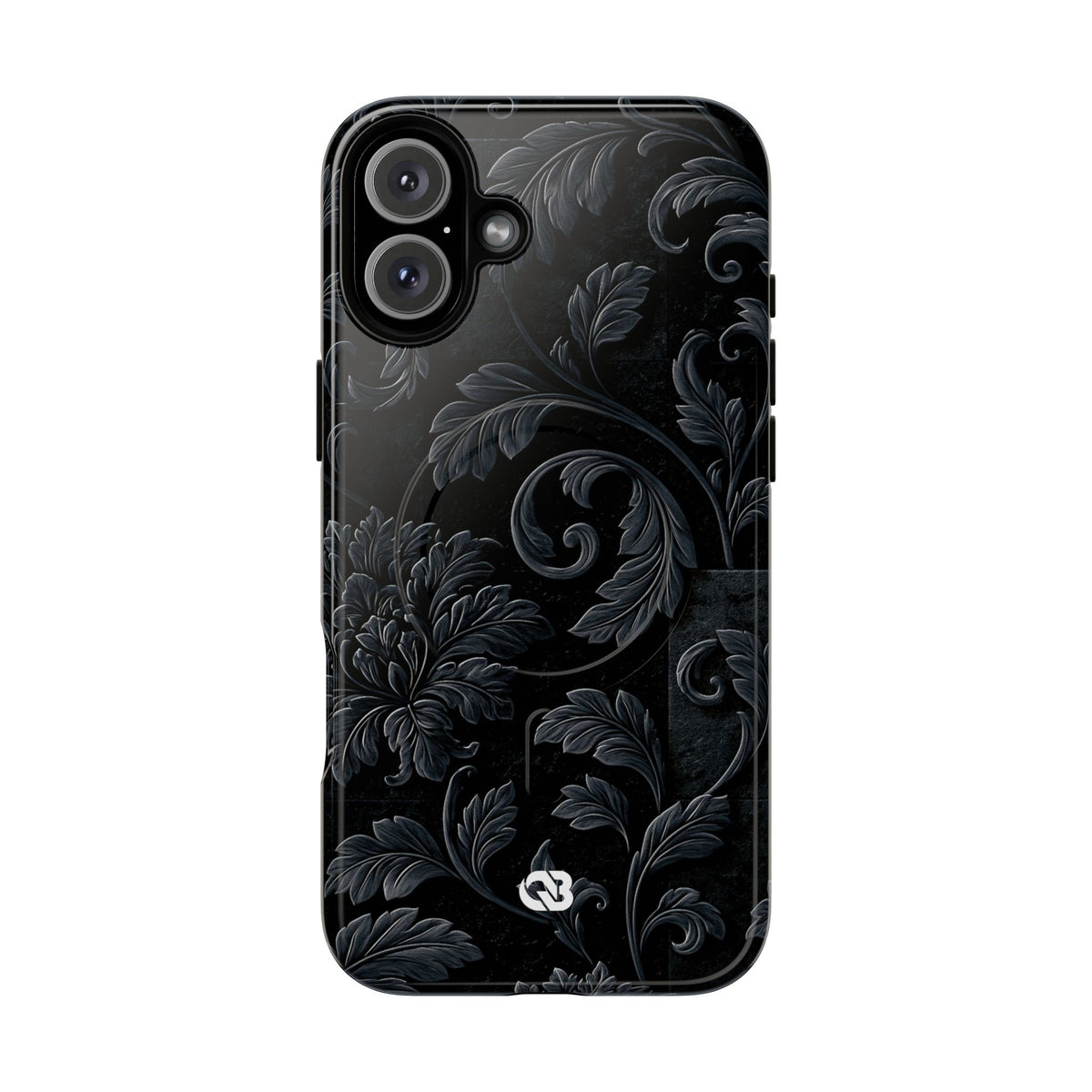 Obsidian Damask · Tough 2.0 Magnetic Phone Case for iPhone · Black