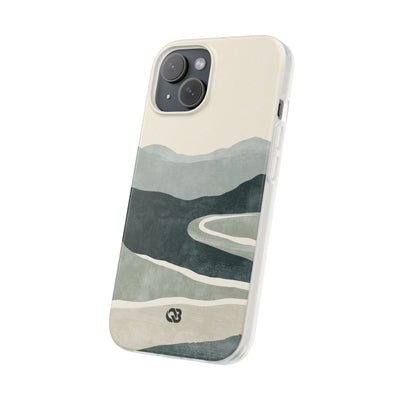 Green Lite Phone Case for iPhone - Misty Sage Valley