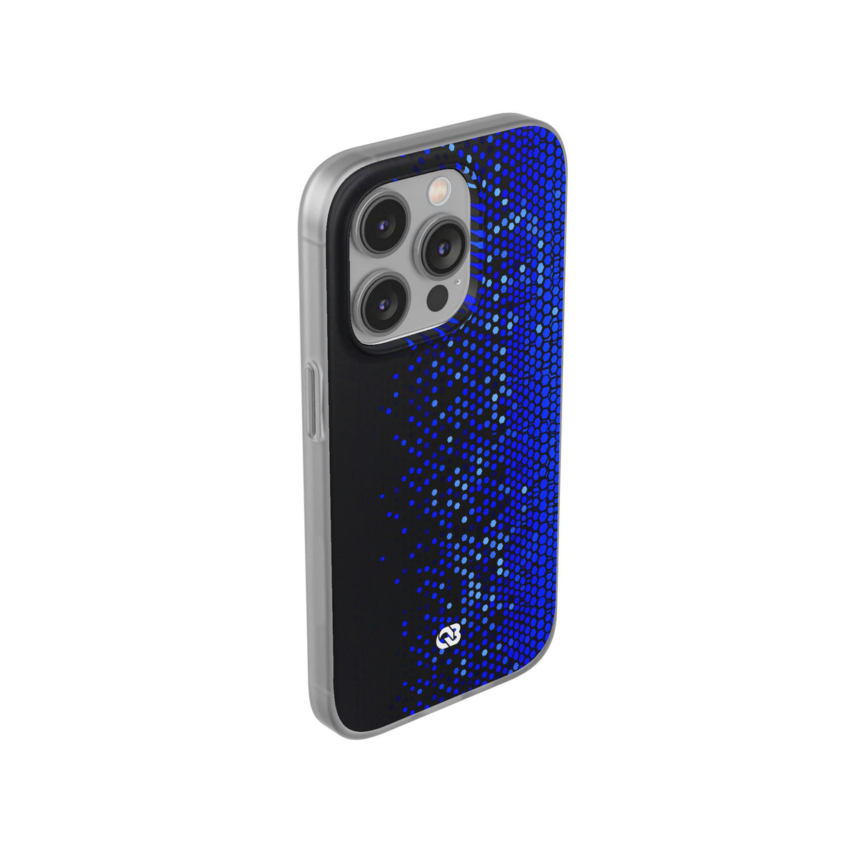 Cobalt Hex Dispersion · Lite Phone Case for iPhone ·  Blue
