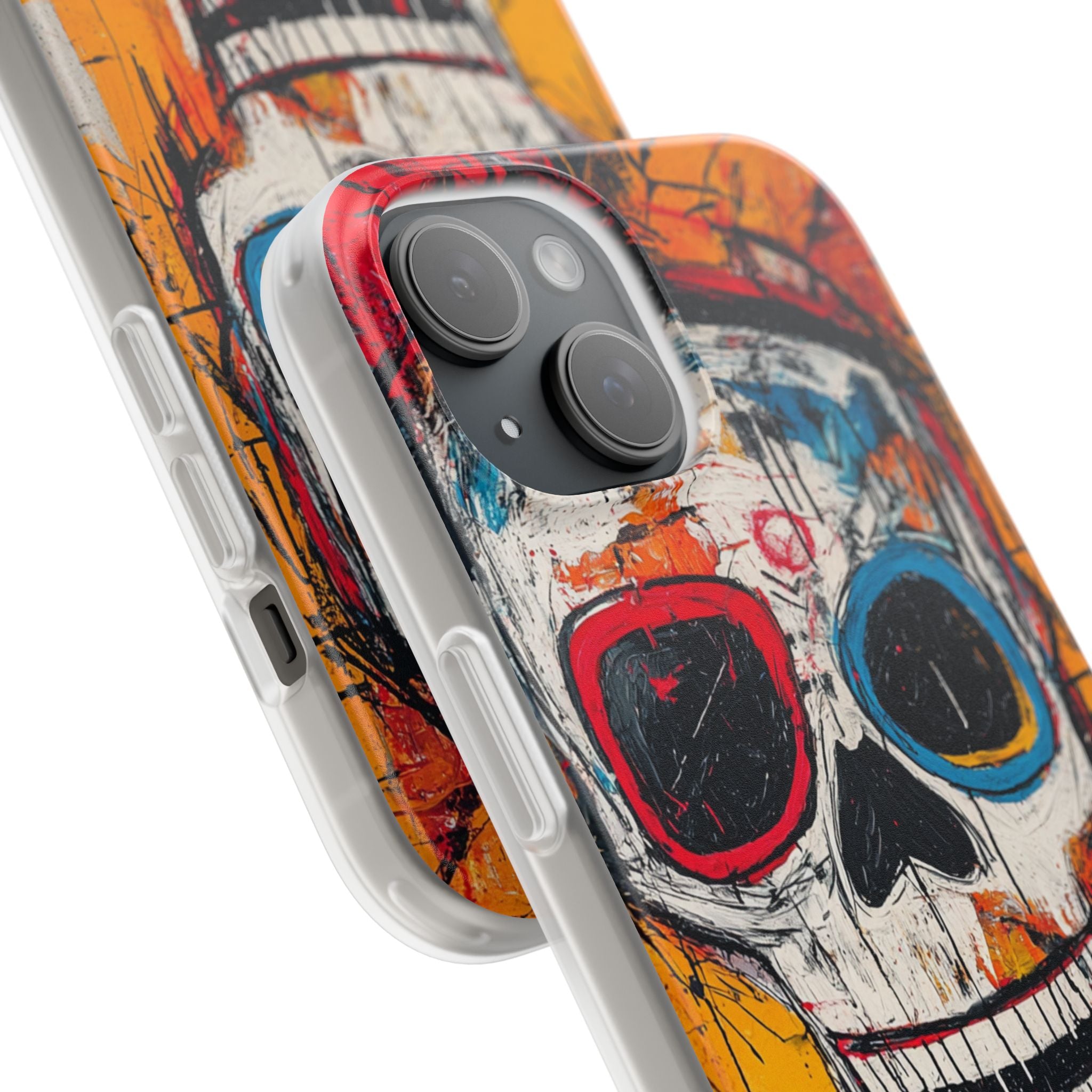 Vivid Graffiti Skull · Soft Custodia per iPhone