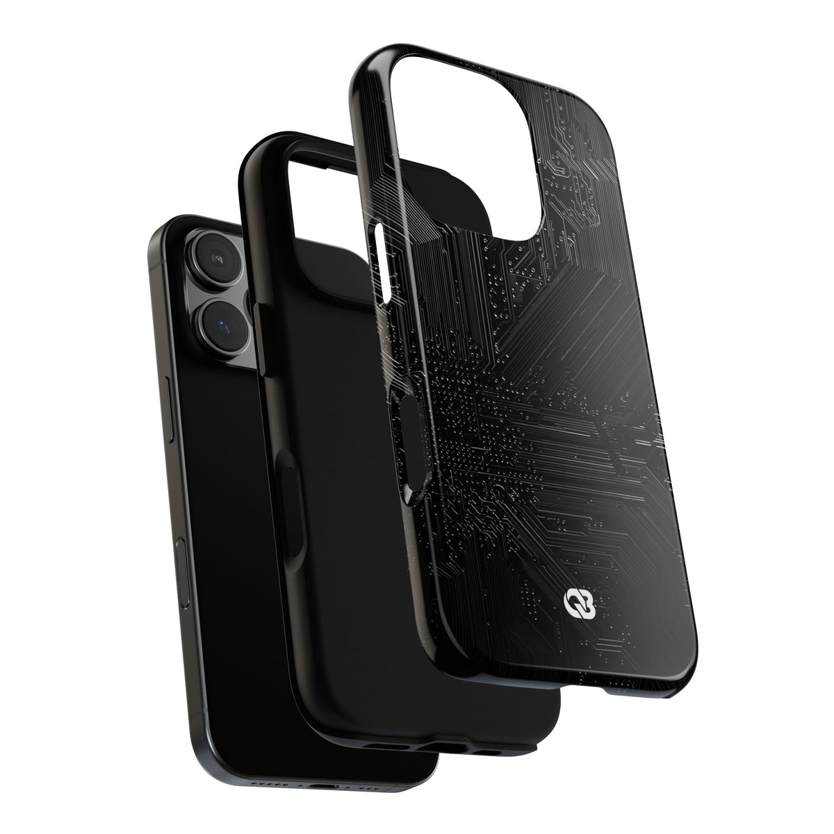 Obsidian Circuitry · Tough Phone Case for iPhone · Black