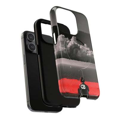 Crimson Horizon · Tough 2.0 Magnetic Phone Case for iPhone · Black