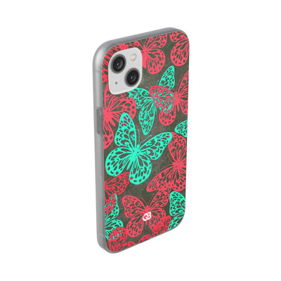 Electric Papillon · Lite Phone Case for iPhone ·  Pink