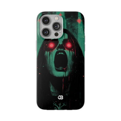 Crimson Emerald Scream · Soft Phone Case for iPhone
