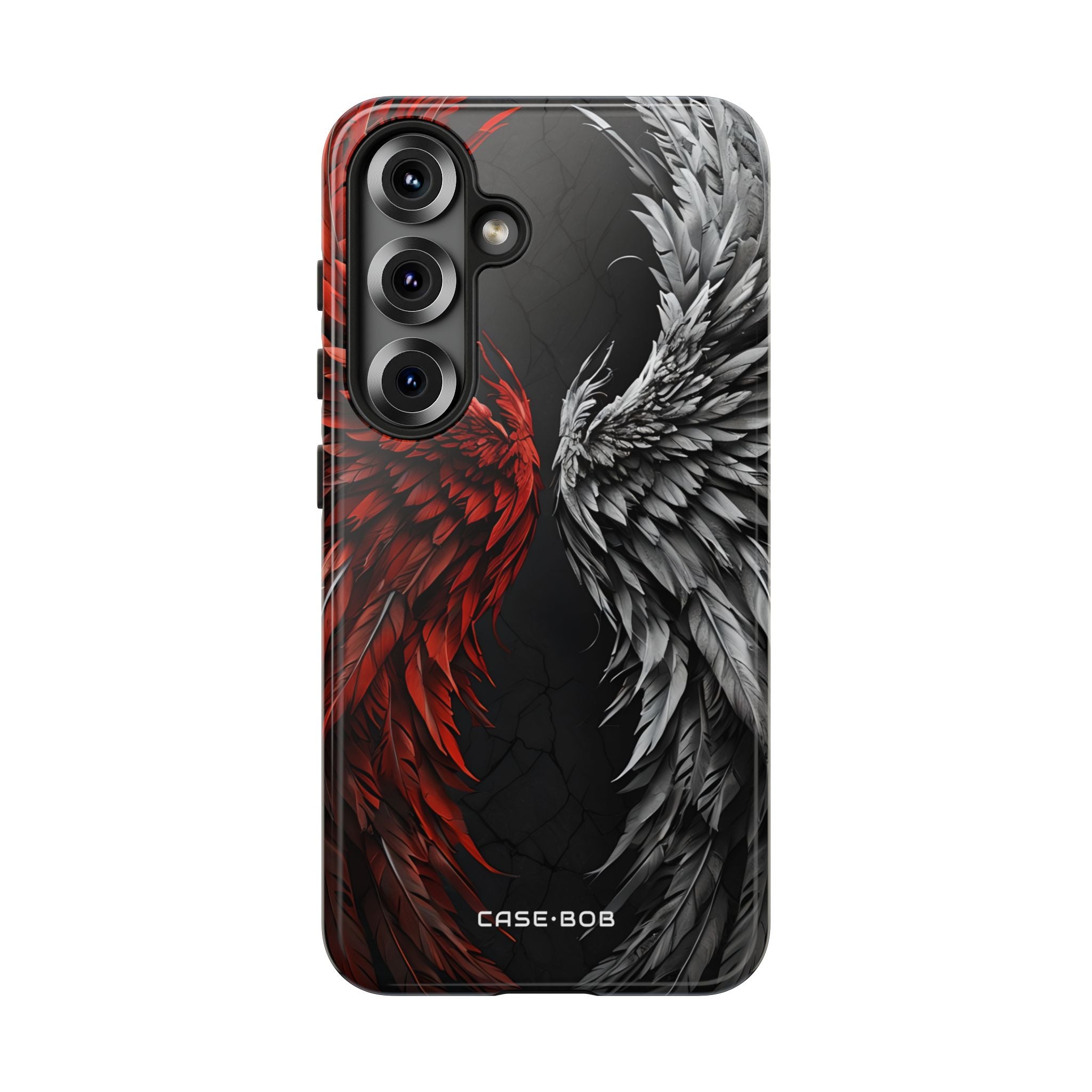 Crimson White Wings Samsung S25 Case - Tough