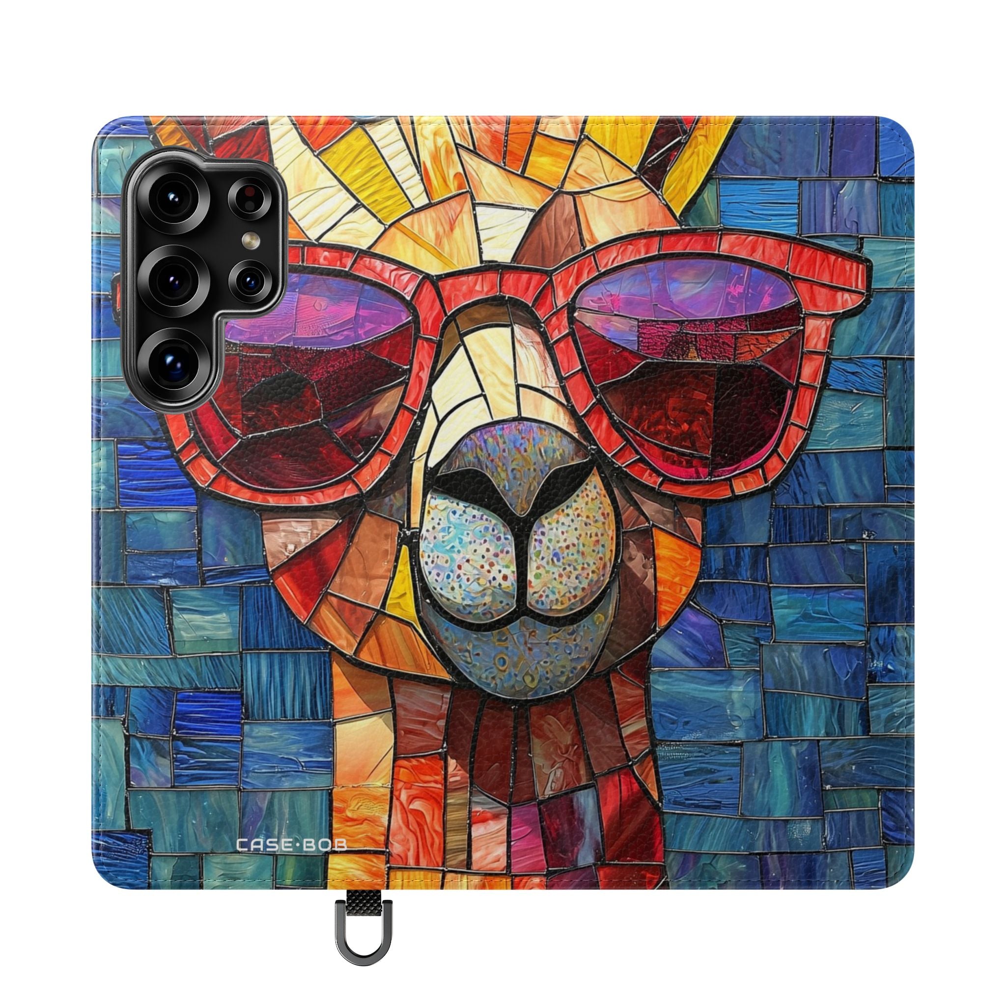 Sunglass Llama Mosaic - Samsung S25 Ultra Case - Wallet
