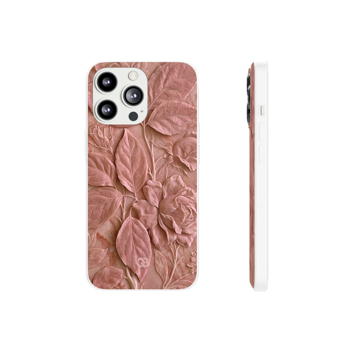 Blush Rose Relief · Lite Phone Case for iPhone ·  Pink