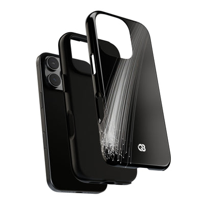 Black Tough Phone Case for iPhone - Linear Velocity Beam