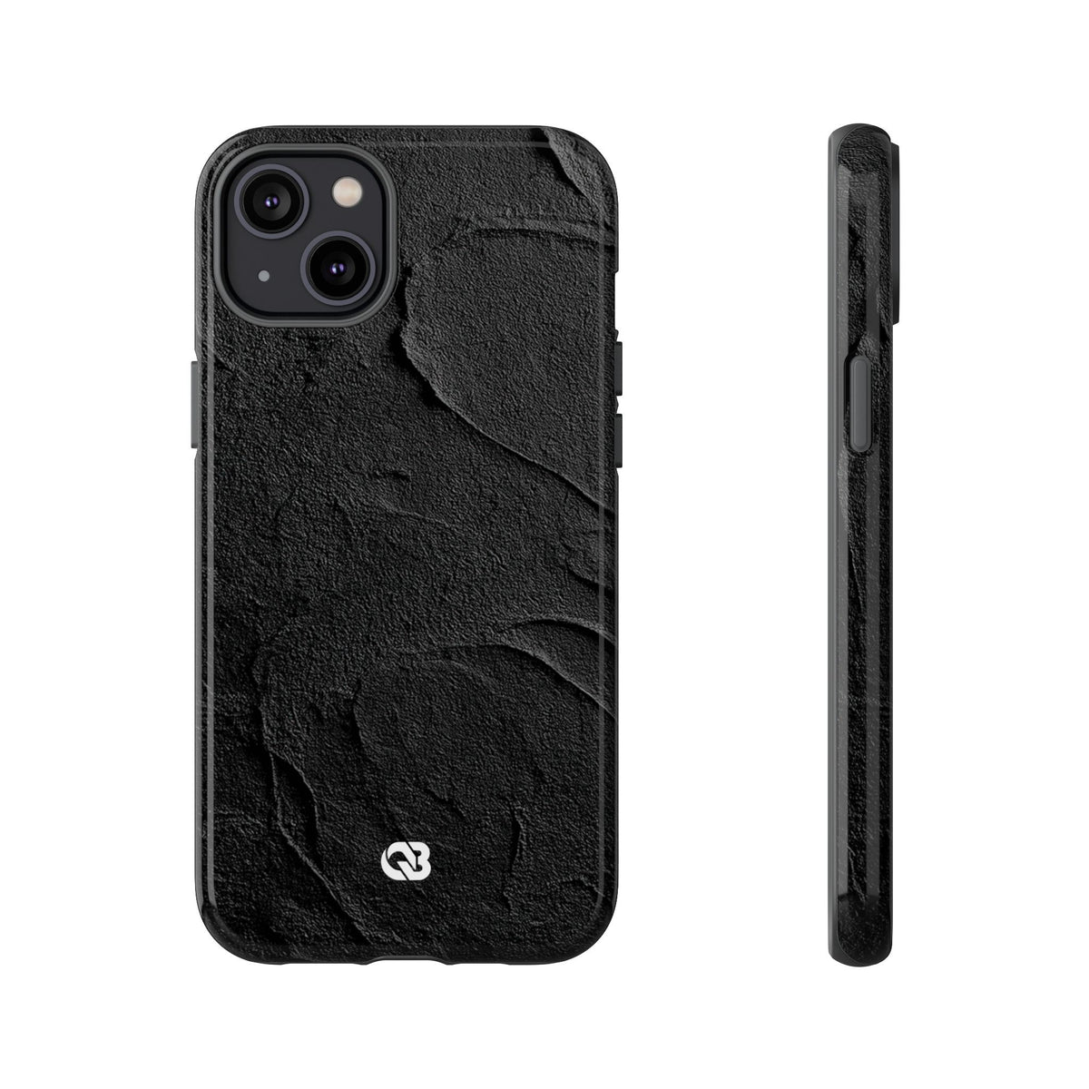 Obsidian Stucco Relief · Tough Phone Case for iPhone · Black