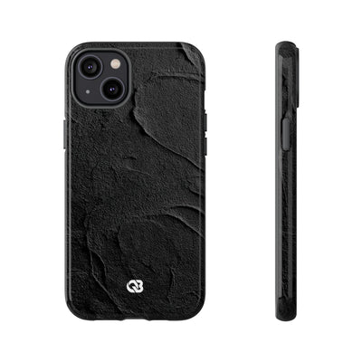 Obsidian Stucco Relief · Tough Phone Case for iPhone · Black