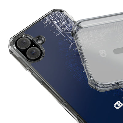 Blue Impact MagSafe Phone Case for iPhone - Cobalt Circuit Logic