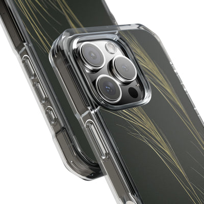 Green Impact MagSafe Phone Case for iPhone - Midnight Gilded Grass