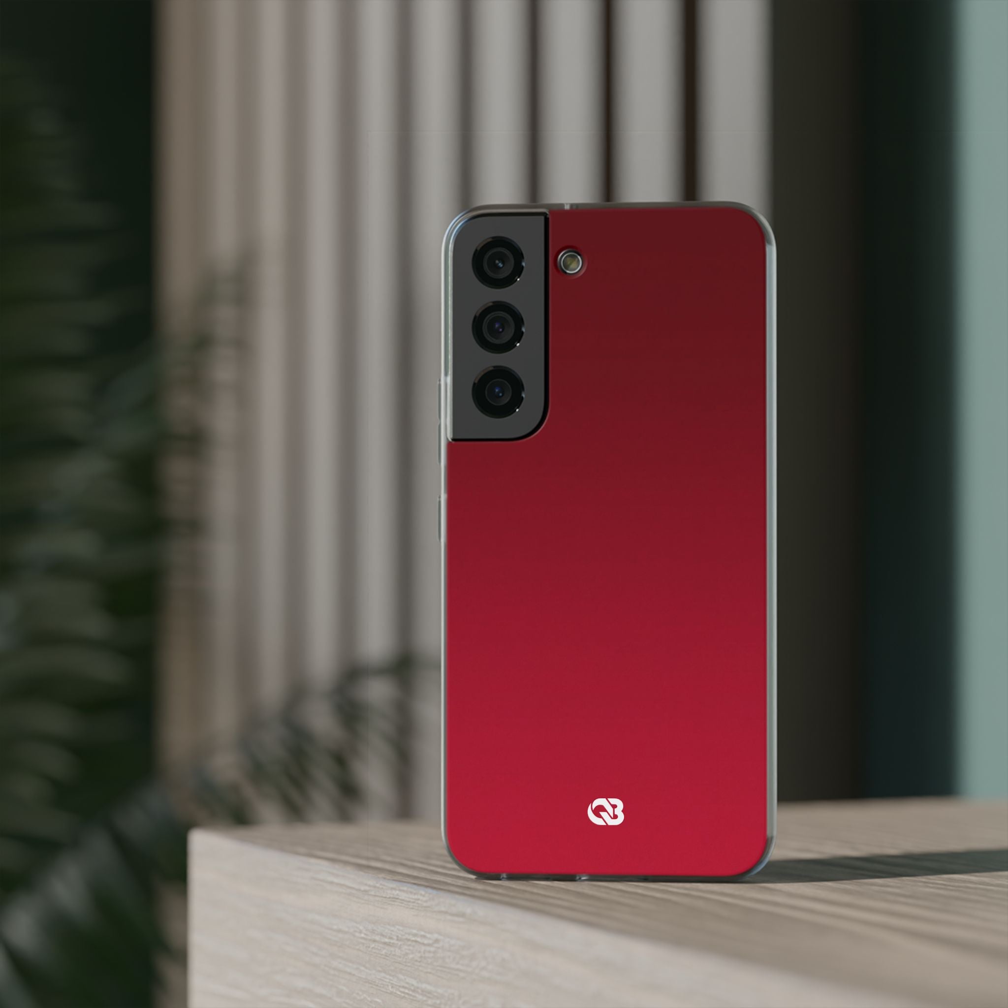 Red Lite Phone Case for Samsung - Crimson Velvet Fade