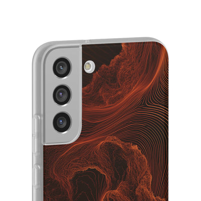 Amber Filament · Lite Phone Case for Samsung · Orange