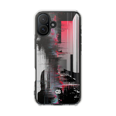 Black Impact MagSafe Phone Case for iPhone - Crimson Data Leak