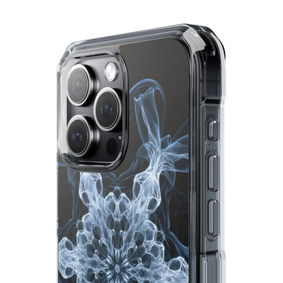 Blue Impact MagSafe Phone Case for iPhone - Glacial Smoke Crown