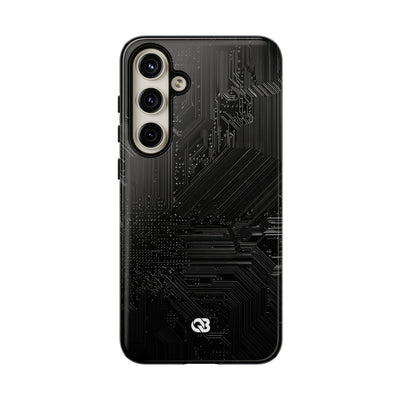 Obsidian Circuitry · Tough Phone Case for Samsung · Black