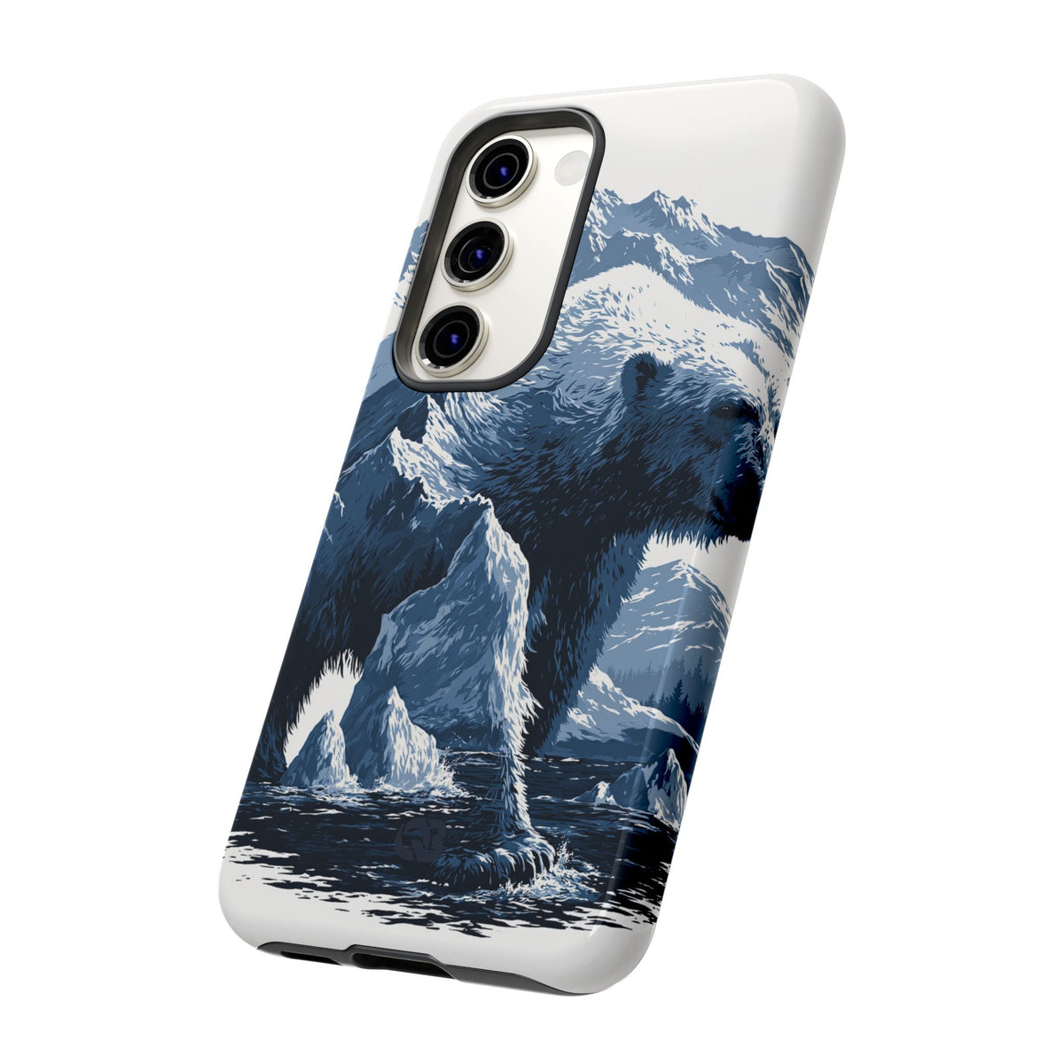 Fjord Summit Bear · Tough Phone Case for Samsung · Blue