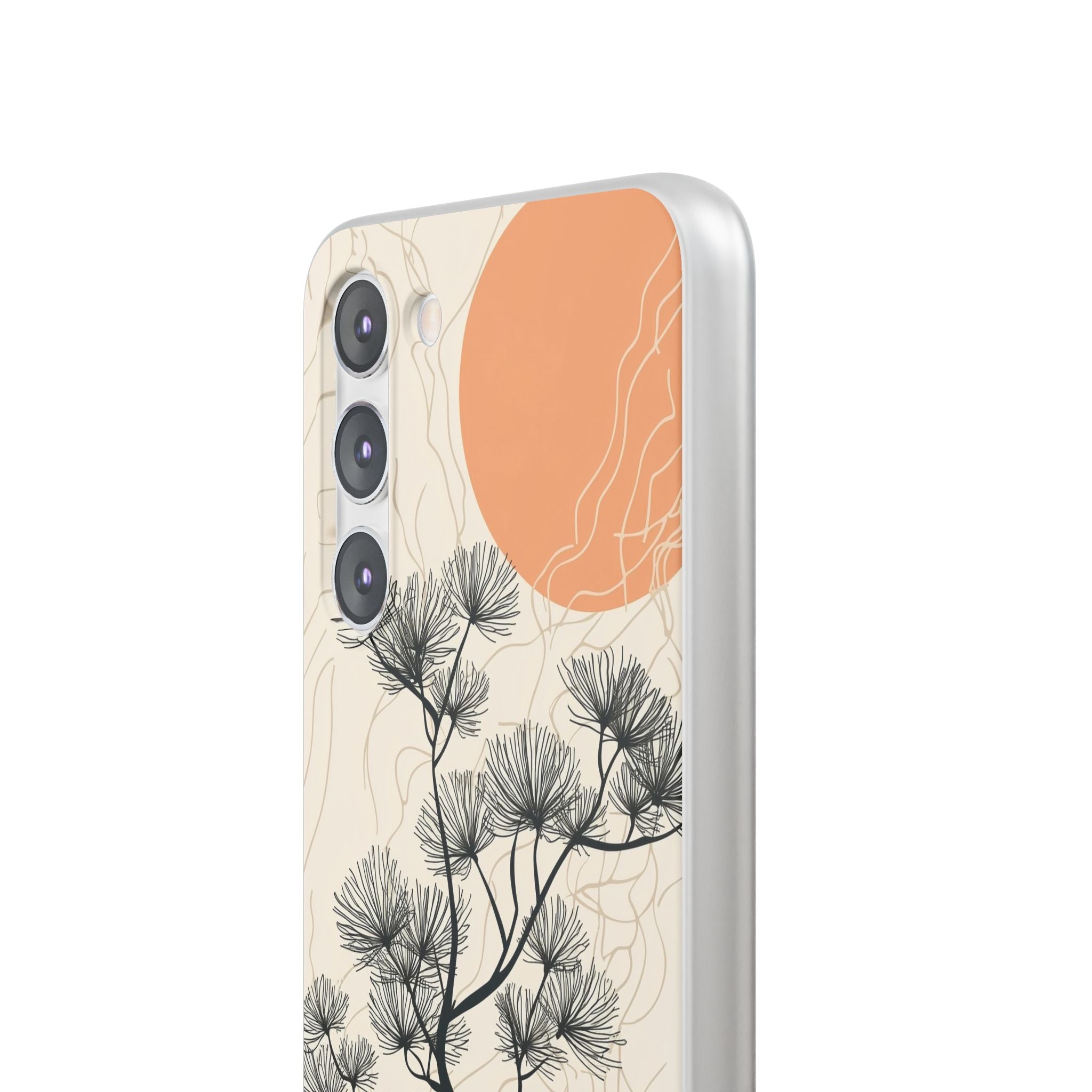 Spiky Tree Sunset Samsung S23 Plus Skal - Mjukt