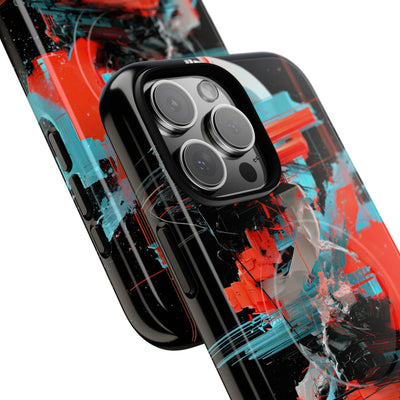 Fragmented Cyber Core · Tough 2.0 Magnetic Phone Case for iPhone · Black