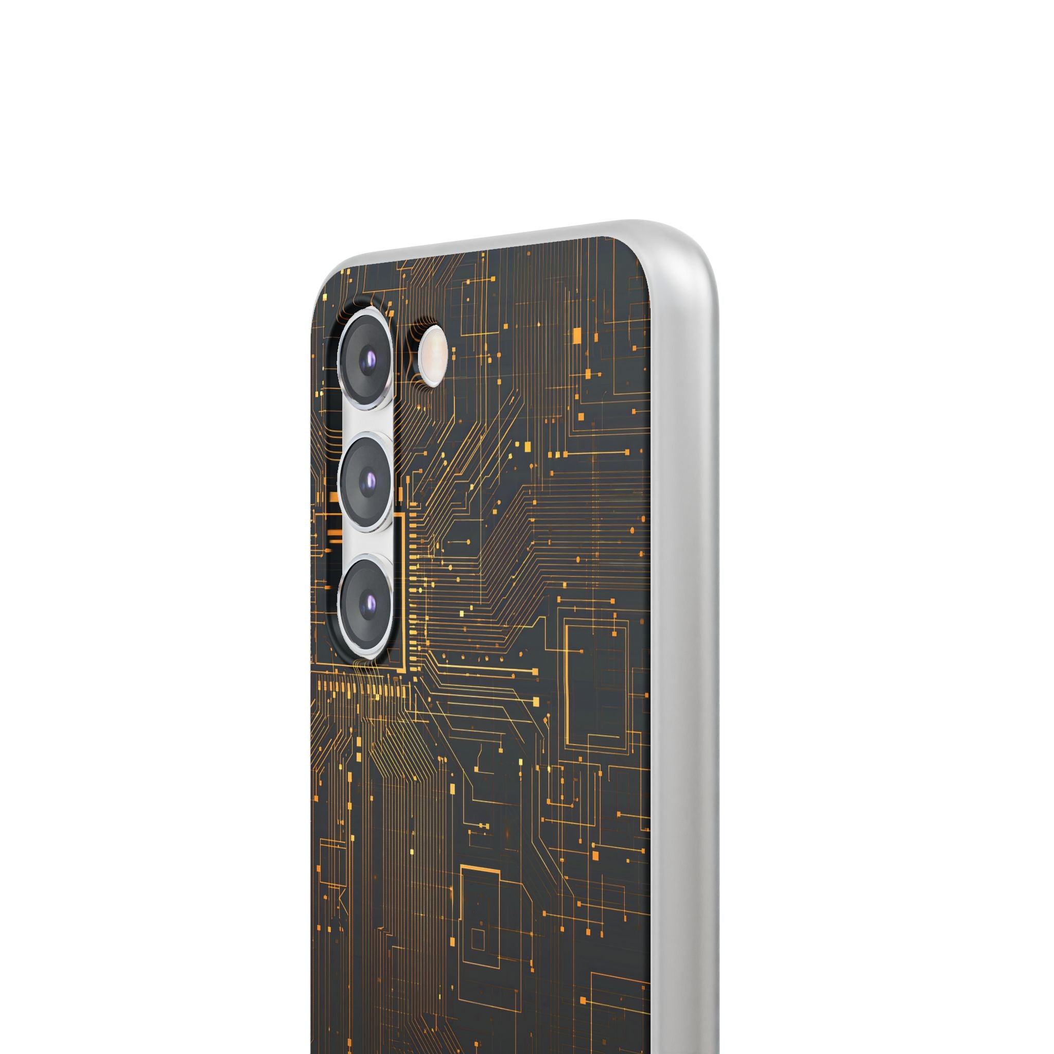 Gold Lite Phone Case for Samsung - Amber Core Mainframe
