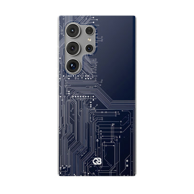 Blue Lite Phone Case for Samsung - Cobalt Data Stream