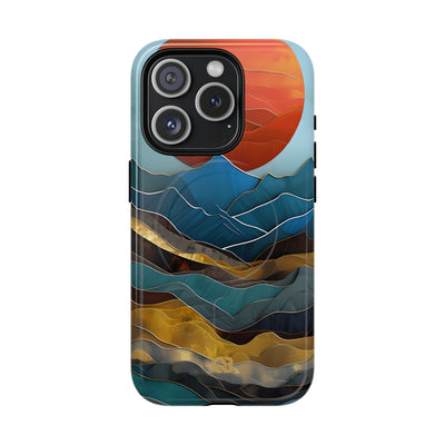 Molten Sun Peaks · Tough+ etui na telefon dla iPhone · Magsafe